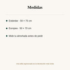 Funda de almohada de seda de morera de 25 momme: medidas y tallas