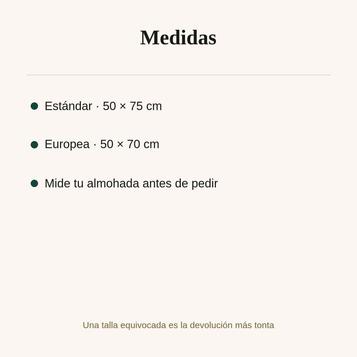 Funda de almohada de seda de morera de 25 momme: medidas y tallas
