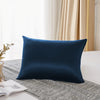 Funda de almohada de seda de morera de 25 momme en color Azul noche