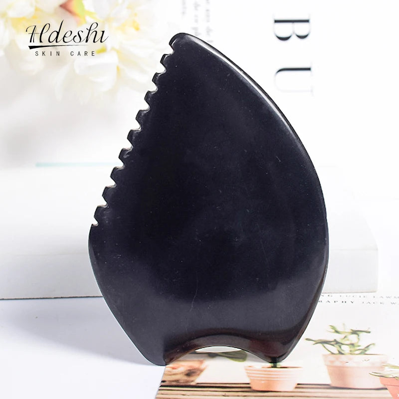 Gua Sha de Obsidiana Negra