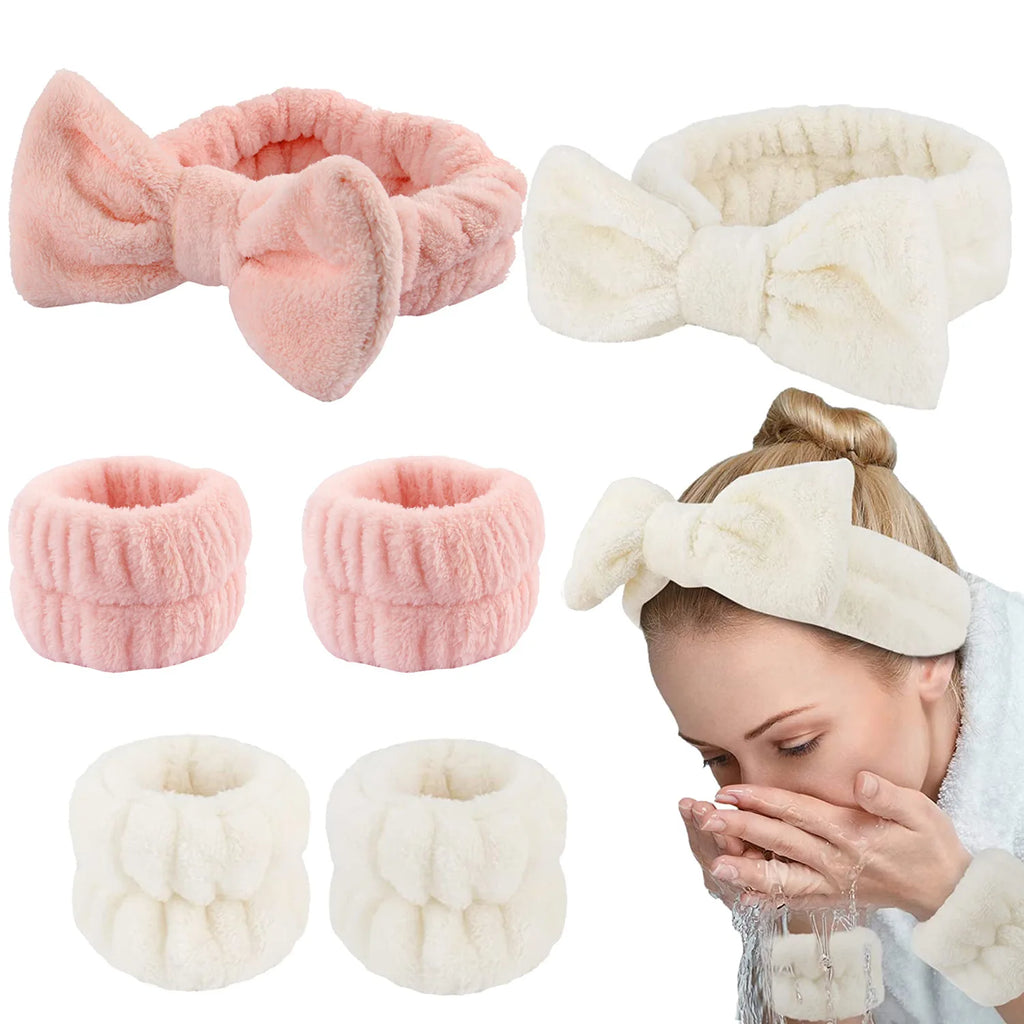 Diadema Spa de Rizo para Lavado Facial (Turbante)