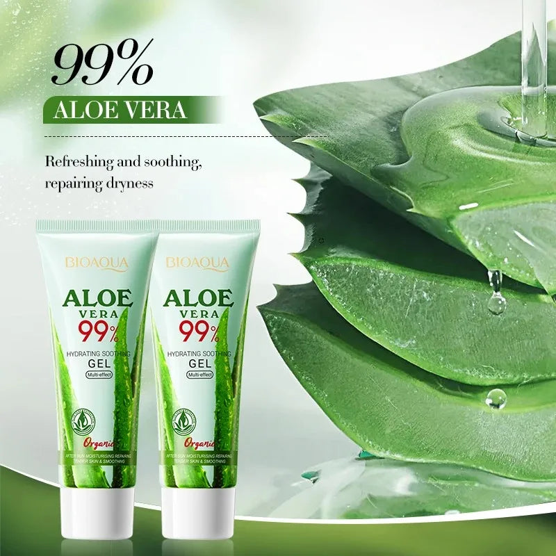 Gel Facial Efecto Frío Calmante con Aloe