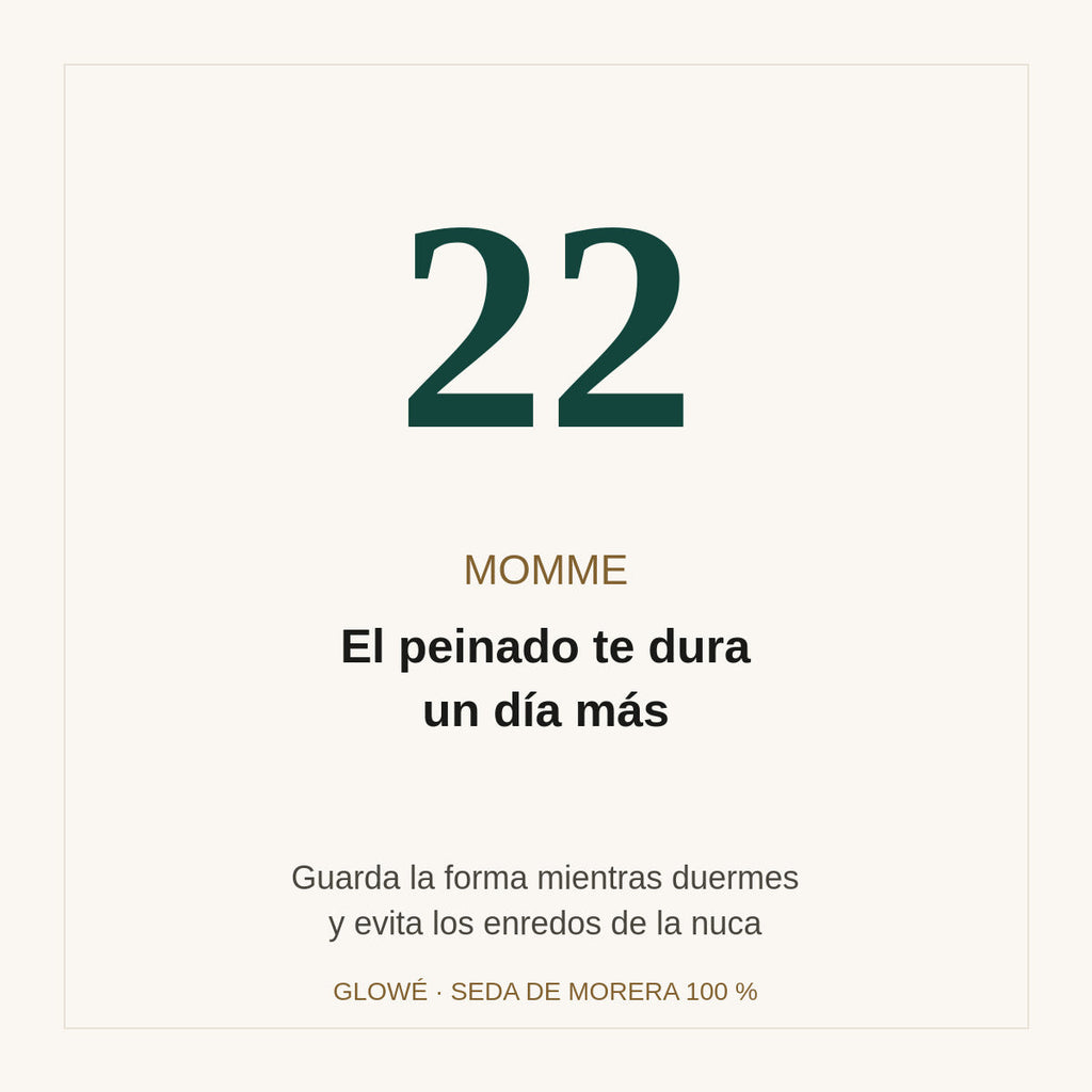 Gorro de dormir de seda de morera de 22 momme: el gramaje que la mide