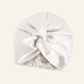 Gorro de dormir de seda de morera de 22 momme en color marfil